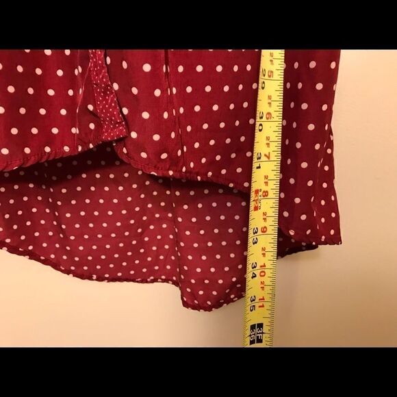 Silky long sleeved S dress with cut out back!! - Picture 7 of 8